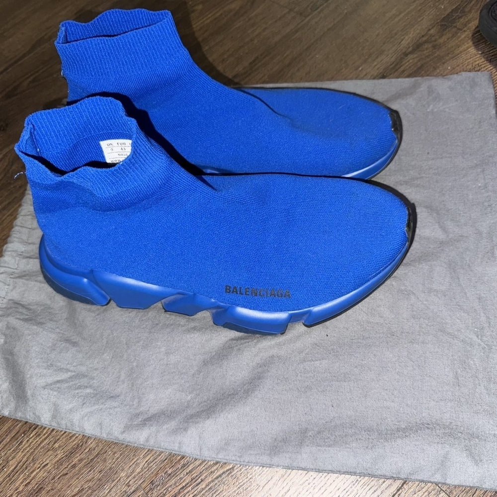 Balenciaga Blue Sock Sneakers